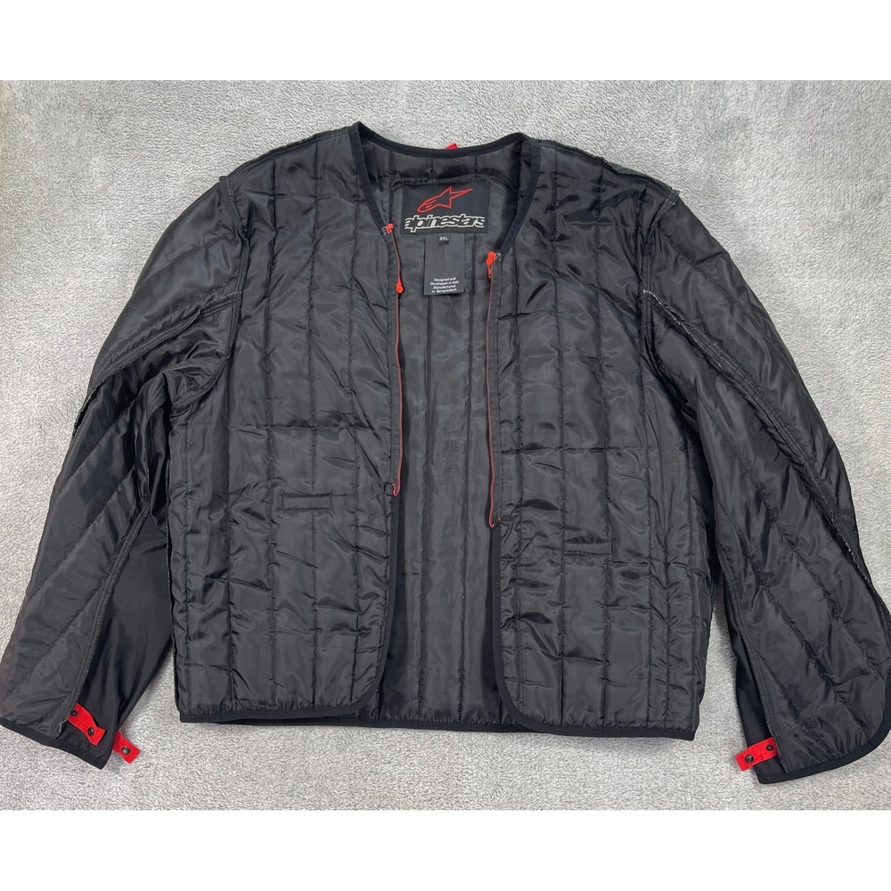 Alpinestars Jacket Liner Men 2XL Black Hyper Drystar Quilted Puffer Thermal